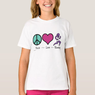 Peace Love Running T-Shirt