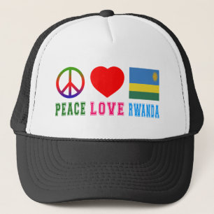 Peace Love Rwanda Trucker Hat