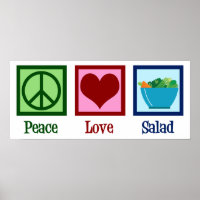 Peace Love Salads Cute Salad Bar