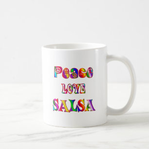 Peace Love Salsa Coffee Mug