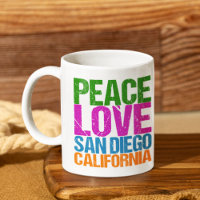 Peace Love San Diego California