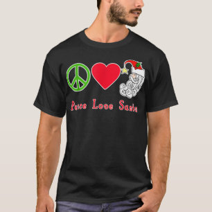 Peace Love Santa Claus  HOLIDAY  T-Shirt