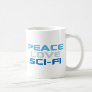 Peace Love Sci-Fi Coffee Mug
