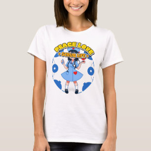 Peace Love Scrub Life Cute Nurse Gift T-Shirt