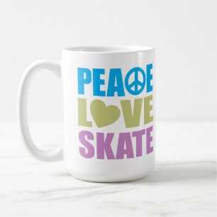 Peace Love Skate Coffee Mug