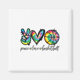 Peace Love Sketll Tie Dye Cute Sketll Lovers  Magnet