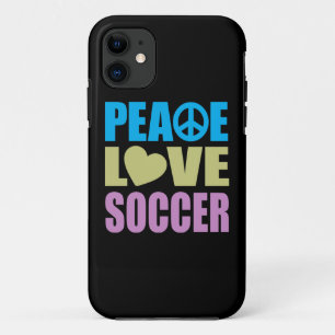 Peace Love Soccer iPhone 11 Case