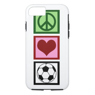 Peace Love Soccer iPhone 8/7 Case