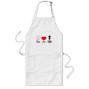 peace love sookie long apron