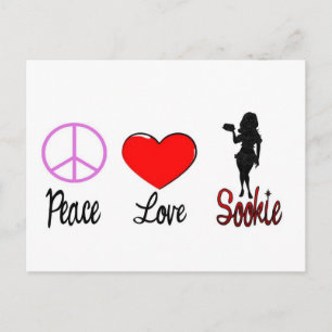 peace love sookie postcard