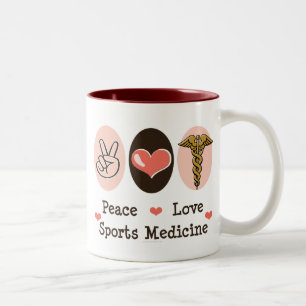 Peace Love Sports Medicine Mug