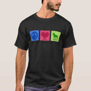 Peace Love Staffie T-Shirt