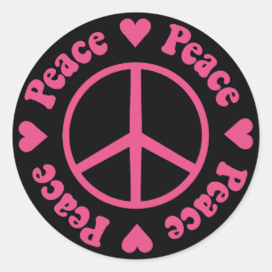 Peace & Love Sticker