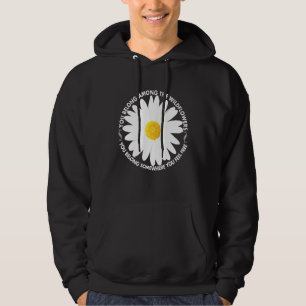 Peace Love Symbol And Wildflower Belong You Free Hoodie