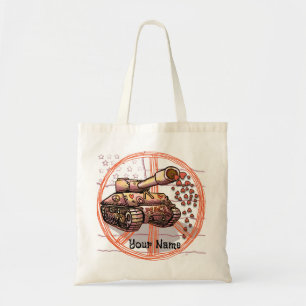 Peace Love Tank Tote Bag