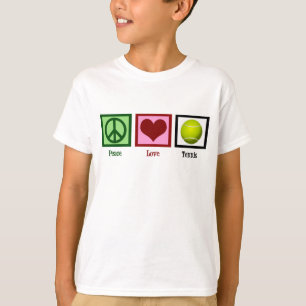 Peace Love Tennis T-Shirt