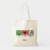 Peace Love Theatre Cute Personalised