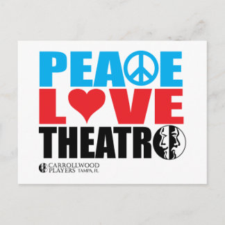 Peace Love Theatre Postcard