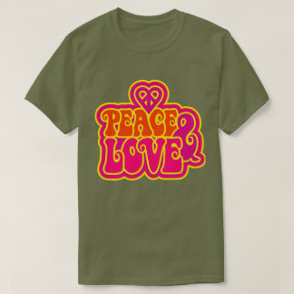 PEACE LOVE TIE DYE HIPPIE SYMBOL GIFT TAGS T-Shirt