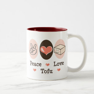 Peace Love Tofu Mug