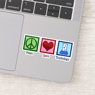 Peace Love Toxicology Cute Toxicologist Laptop