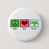 Peace Love Turtles Cute Sea Turtle