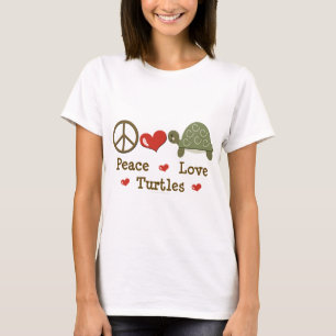 Peace Love Turtles T-shirt