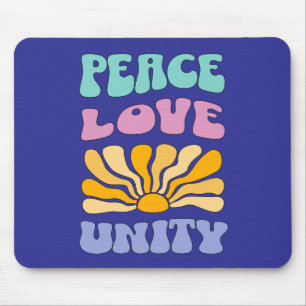Peace Love Unity Mouse Pad