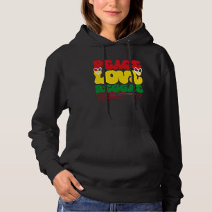 Peace Love Unity Rastafari Clothing Jamaica Souven Hoodie