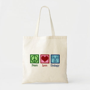 Peace Love Urology Office Cute Urologist Tote Bag