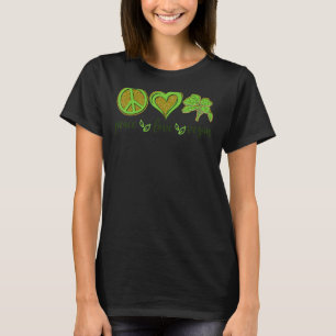 Peace Love Vegan World Vegetarian Day Veggies T-Shirt