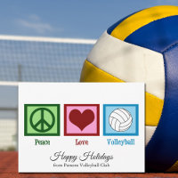 Peace Love Volleyball Customisable