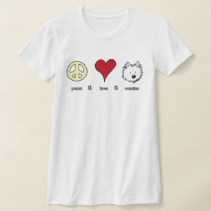 Peace Love Westies T-Shirt