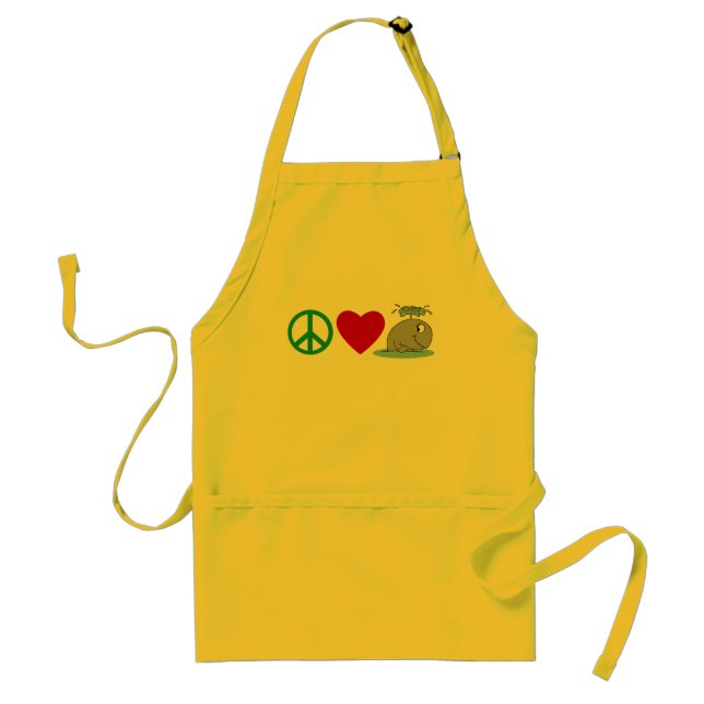 Peace Love Whales T shirts, Travel Mugs, Gifts Standard Apron (Front)