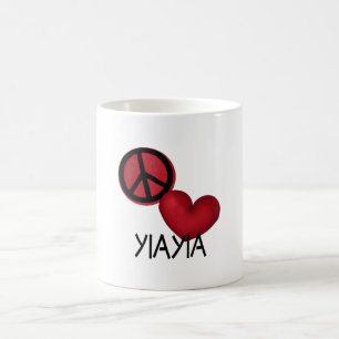 Peace Love YiaYia Coffee Mug