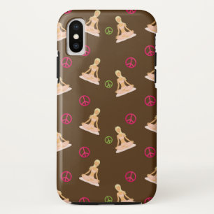 Peace Love & Yoga Cell Phone Case