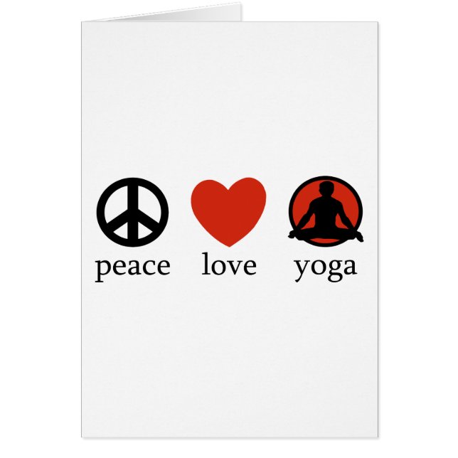 Peace Love Yoga Gift (Front)