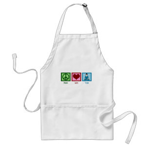 Peace Love Yoga Standard Apron