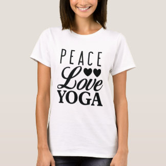 Peace Love Yoga Tee