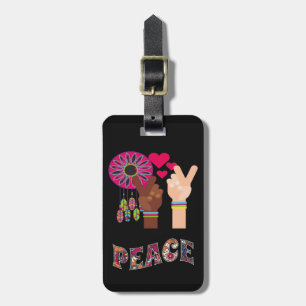 Peace Luggage Tag