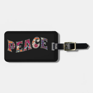 Peace Luggage Tag