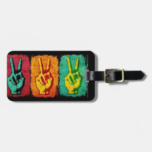 Peace Luggage Tag