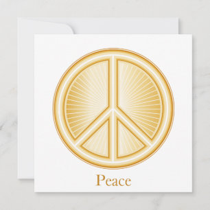 Peace Mandala Invitation/Announcement Flat Card