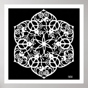 Peace Mandala Poster