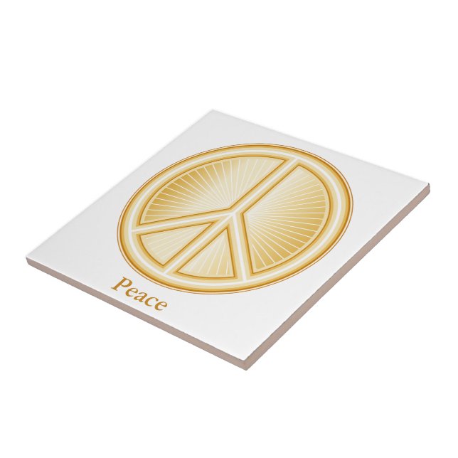 Peace Mandala Tile (Side)