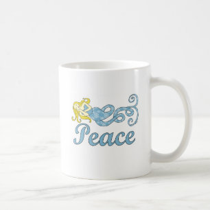 Peace Mermaid Holiday Dreams Coffee Mug
