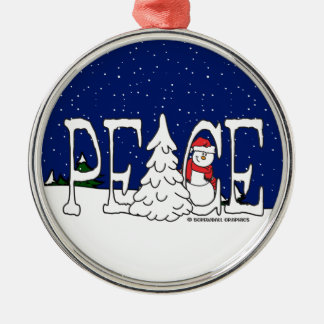 Peace Metal Ornament