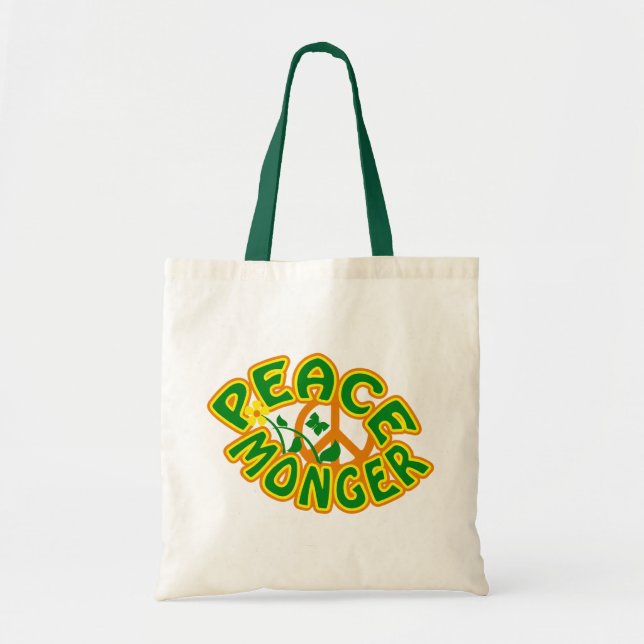 Peace Monger bag - choose style & colour (Front)