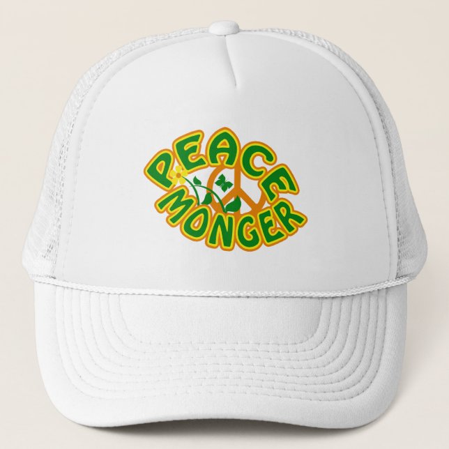 Peace Monger hat - choose colour (Front)