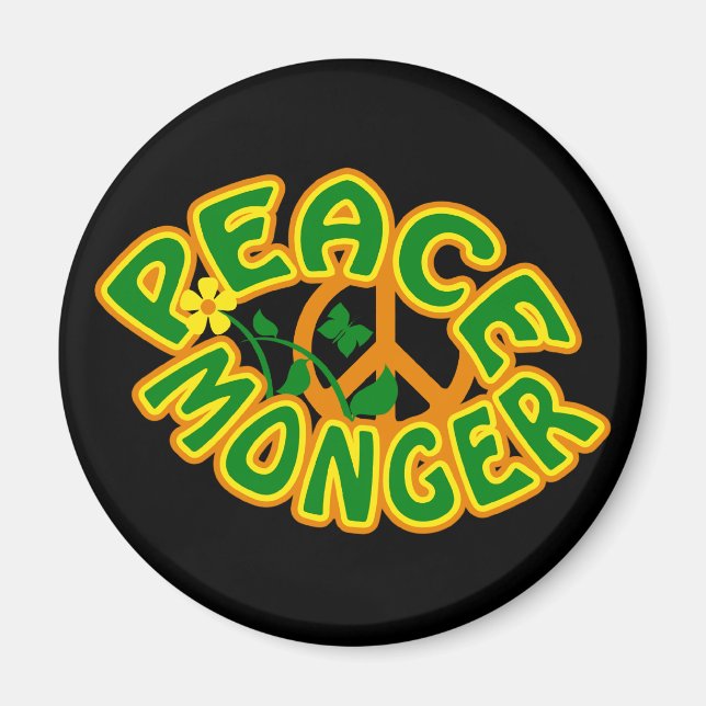 Peace Monger magnet (Front)